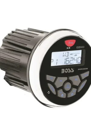 Più Venduto Radio Stereo Marino Boss Marine MGR350B Bluetooth – Design Tondo (Gauge)