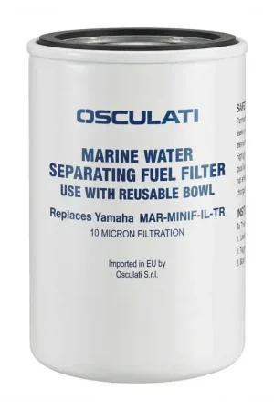 Quantità Limitata Cartuccia di Ricambio per Filtro Separatore Benzina/Acqua – 10 Micron (Filetto 13/16")