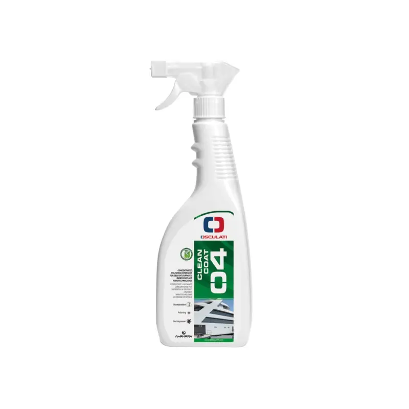 Detergente 04 Cleancoat lucidante per gelcoat 750 ml. Novità