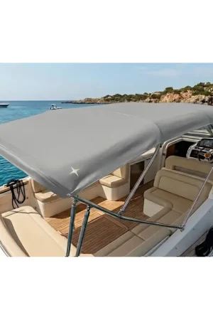 Tessuto Nautico Marinplast Top Grigio – Tessuto Tecnico PVC per Coperture Marine Must-Have