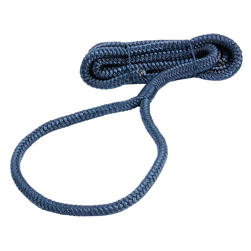 Più Venduto Cima per Parabordi in Doppia Treccia di Poliestere 6 mm 1,5 m con Occhiello Impiombato