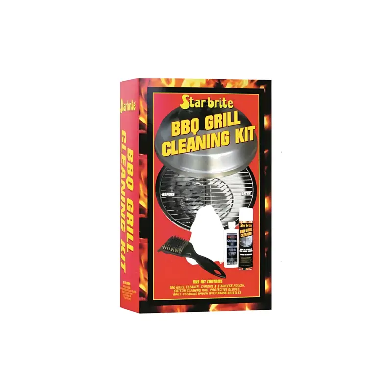Kit Pulizia Grill e Barbecue Star Brite BBQ Cleaning Kit Completo Promozione