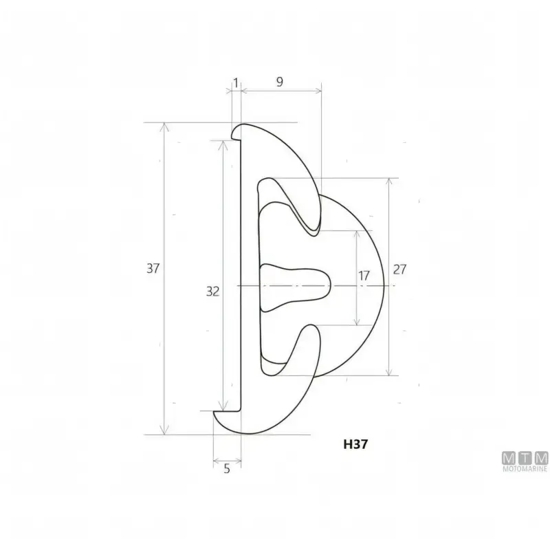 Compra Adesso Coprigiunta per Profilo Parabordo Bottazzo H37 mm Nero - Tessilmare