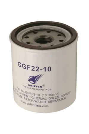 Consegna Rapida Filtro Separatore Benzina/Acqua Griffin GGF22 – 10 Micron (Volvo/Yamaha)