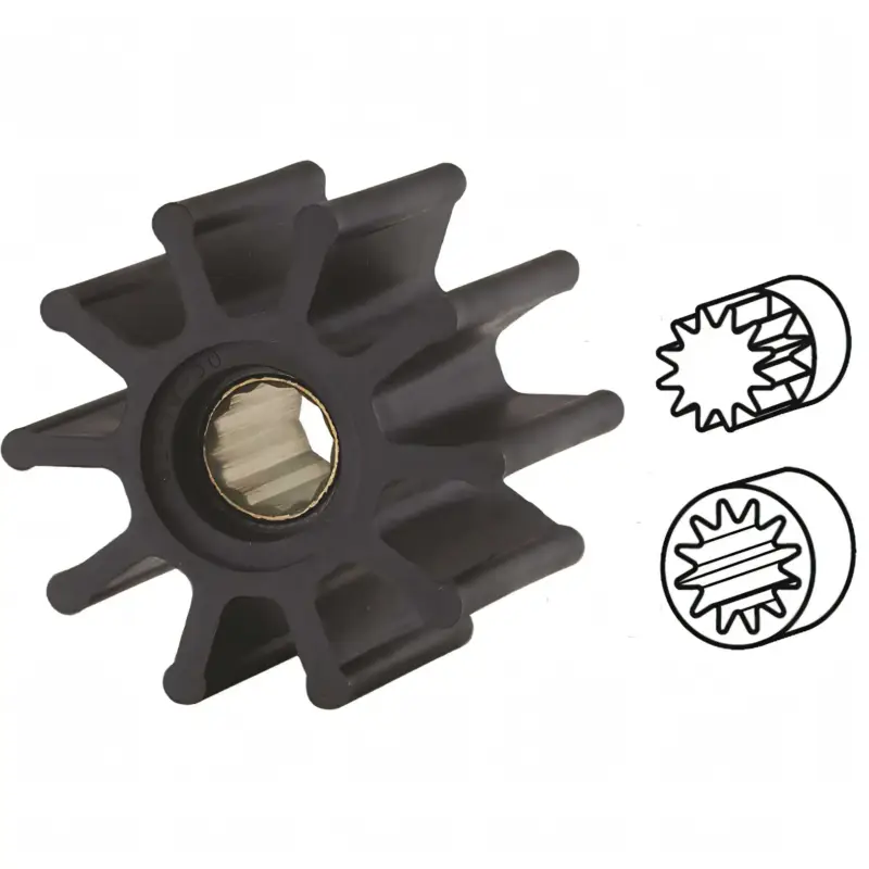 Affare Girante Pompa Nitrile Ø65 · Ø int. 16 · H50 · 10 pale