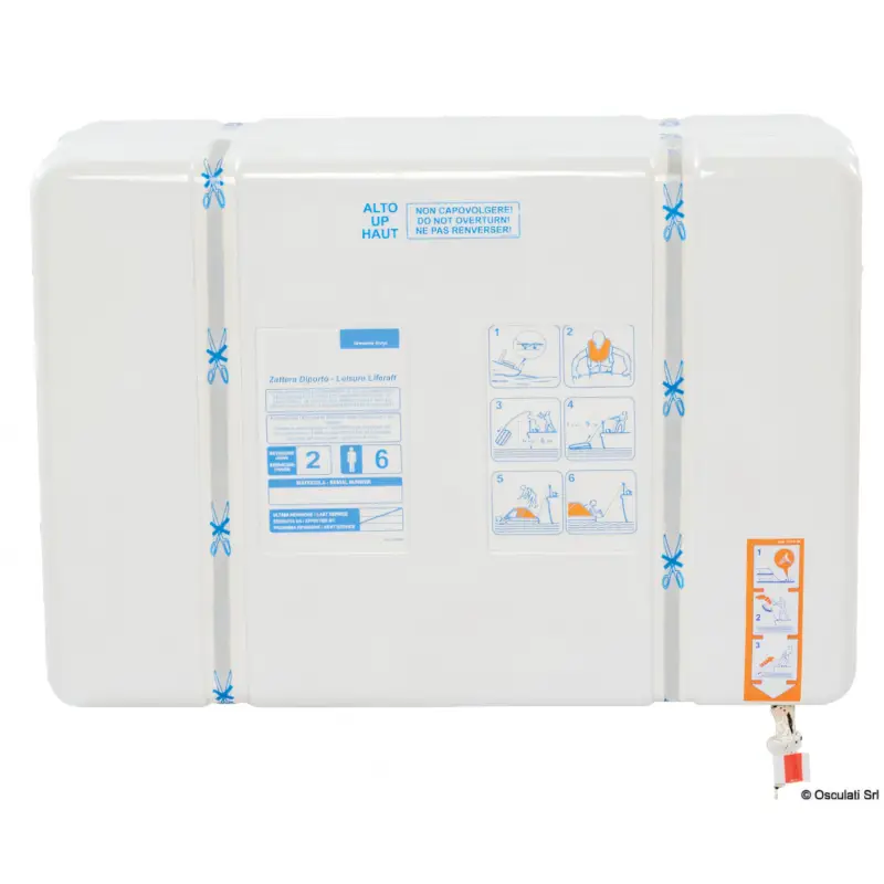 Offerta Del Giorno Zattera di Salvataggio Autogonfiabile Osculati Oceanlife III Approvata Italia