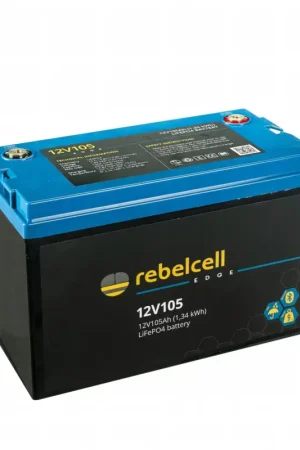Batteria al Litio LiFePO4 Rebelcell EDGE 105Ah 12V 24V 36V per Motori Elettrici Prezzo Conveniente