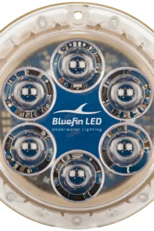 Spedizione Espresso Luce Subacquea LED Bluefin Piranha P12 55W 8000 lumen – Faro in Bronzo per Carena