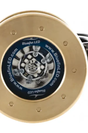 Luce Subacquea Passante LED Bluefin Mako M12 70W 7100 lumen – Faro in Bronzo Foro 65 mm Esclusivo
