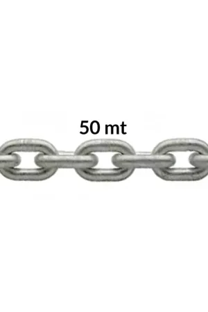 Prezzo Scontato Catena Calibrata Zincata DIN 766 – Mazza da 50 m