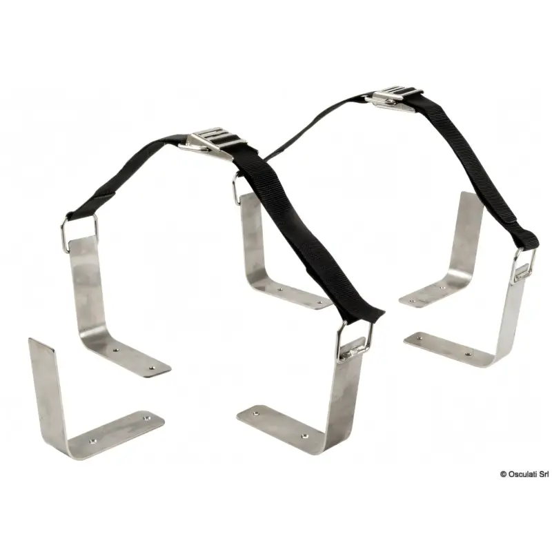 Kit Porta Zattera Osculati con Supporti a L in Inox 316 Compra Adesso