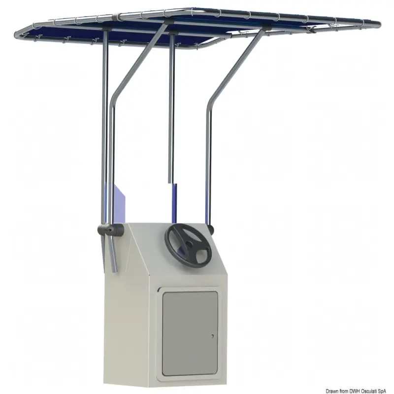 T-Top in Alluminio Retrattile per Consolle – Altezza Riducibile per Rimessaggio e Carrello Non Perdere