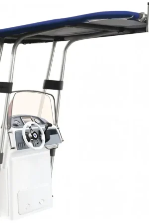 T-Top Professionale Ø 44 mm con Telo ATLAS 400 g/m² – Telaio Verniciato Bianco o Nero Di Tendenza