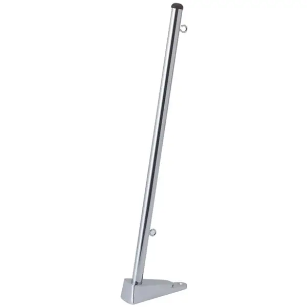 Esclusivo Bandiere asta ottone cromato mm.350
