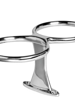 Portabicchieri doppio inox fissaggio esterno (48.429.22) Acquista Ora