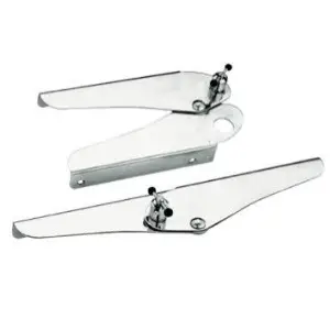 Coppia cerniere per sedili con snodo 180° inox Must-Have