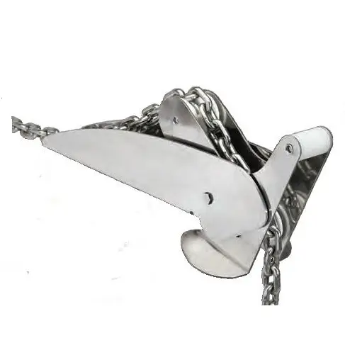 Professionale Musone inox basculante mm.330 per ancore danforth max. 20kg