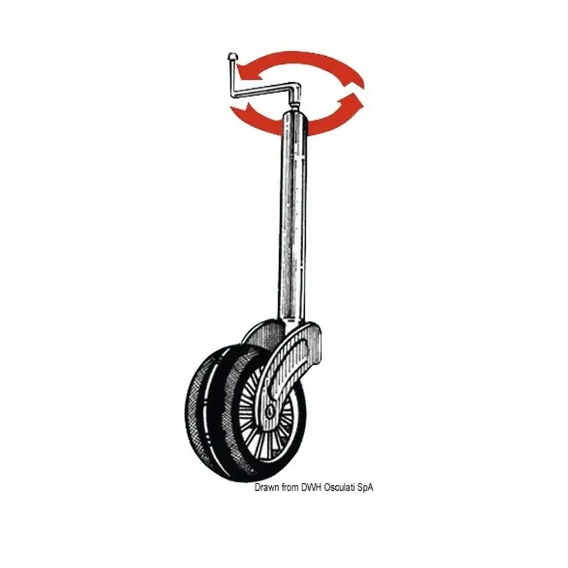 RUOTINO REGOLABILE IN ALTEZZA MM.48 Compra Online