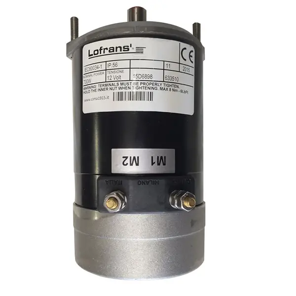 Verricelli - Motore elettico 700w 12v flangia mm.82 agg. mm.64 Vendita Finale