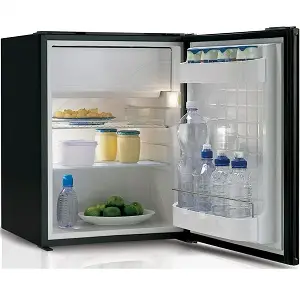 FRIGO-FREEZER lt.60 motore interno 12/24V porta nera AIRLOCK Offerta Lampo