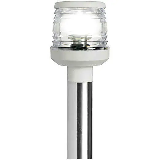 Asta luminosa estraibile Classic basetta Flush cm. 60 Bianca Saldi
