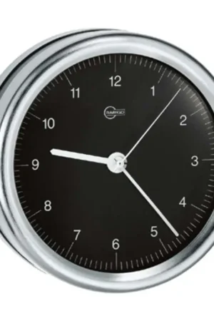 Barigo Orion inox cromato Orologio Nero Pagamento Sicuro