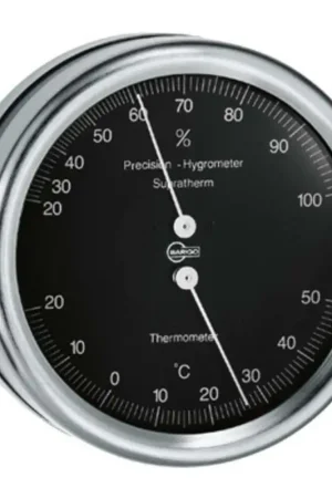 Barigo Orion inox cromato Termo-Igrometro Nero Soddisfatti O Rimborsati