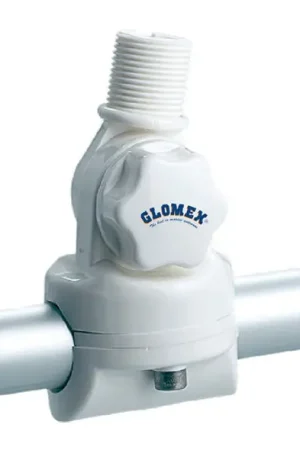 Sconto Base antenna Glomex RA134 nylon per tubo. Pomello bloccaggio