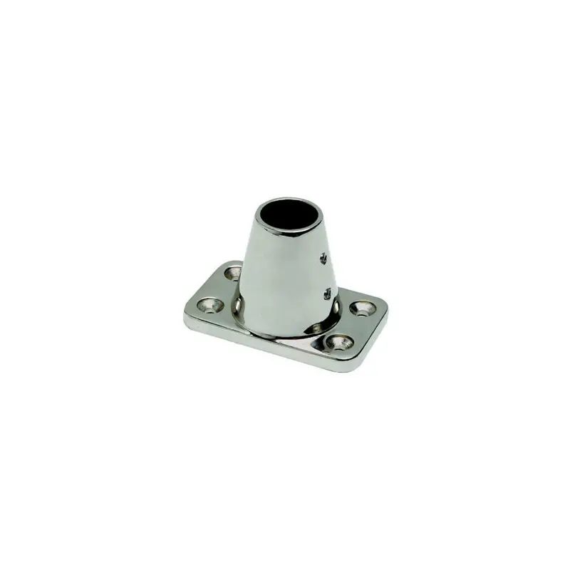 Base inox candeliere d. 25 quadra dritta Occasione Imperdibile