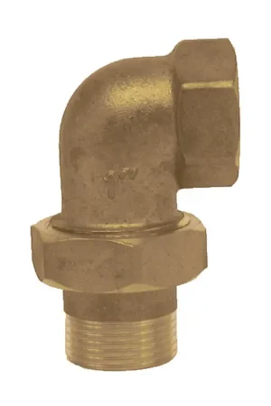 A Buon Prezzo Bocchettone Curvo in Ottone MF 1"