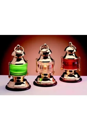 Lampada Fanale ottone. Luce Rossa Acquista Ora