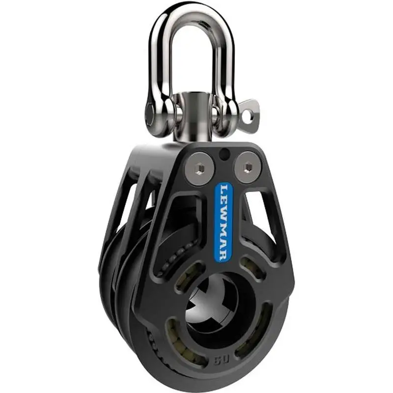 Lewmar Racing Bozzello Doppio per carichi elevati 80 mm Offerta Limitata