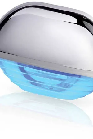 Luce di cortesia segnapasso a LED Hella marine - Cromata - Luce Blu Consegna Rapida