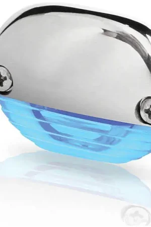Luce di cortesia segnapasso a LED Hella marine - Inox - Luce Blu Nuova Collezione