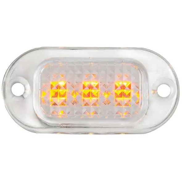 Offerta Speciale Luce di cortesia stagna a LED gialli senza ghiera