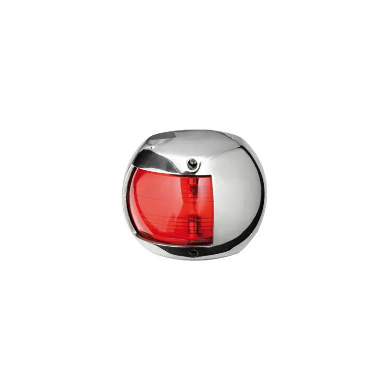 Luce di via “Compact 12” inox laterale rosso 112,5° Spedito Oggi