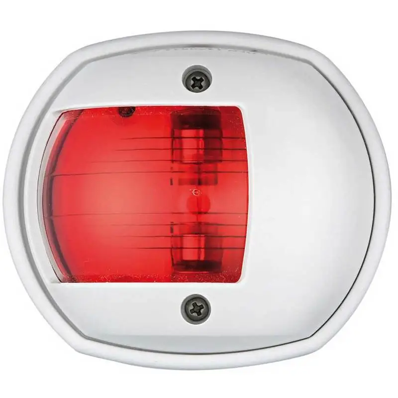 Luce di via “Compact 12” laterale rosso 112,5° Cassa bianca Più Venduto