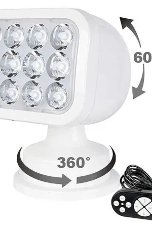 Non Perdere Seaflo Faro 12 Led con comando distanza - 28W 12/24V