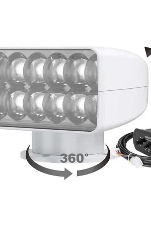 Spedito Oggi Seaflo Faro 12 Led con comando distanza - 35W 12/24V
