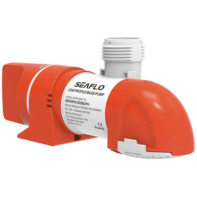 Seaflo Pompa Basso Profilo Automatica 1100 Gph - 12V Promozione