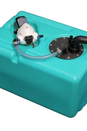 Serbatoio Acqua con pompa 12 V - 57 lt. Prezzo Scontato