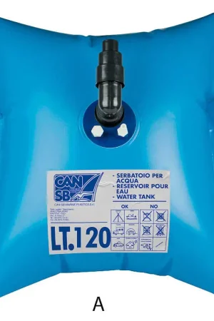 Serbatoio per Acqua Flessibile - Rettangolare lt. 120 Spedizione Espresso