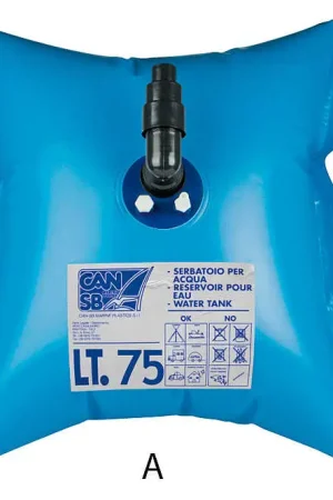 Serbatoio per Acqua Flessibile - Rettangolare lt. 75 Più Venduto