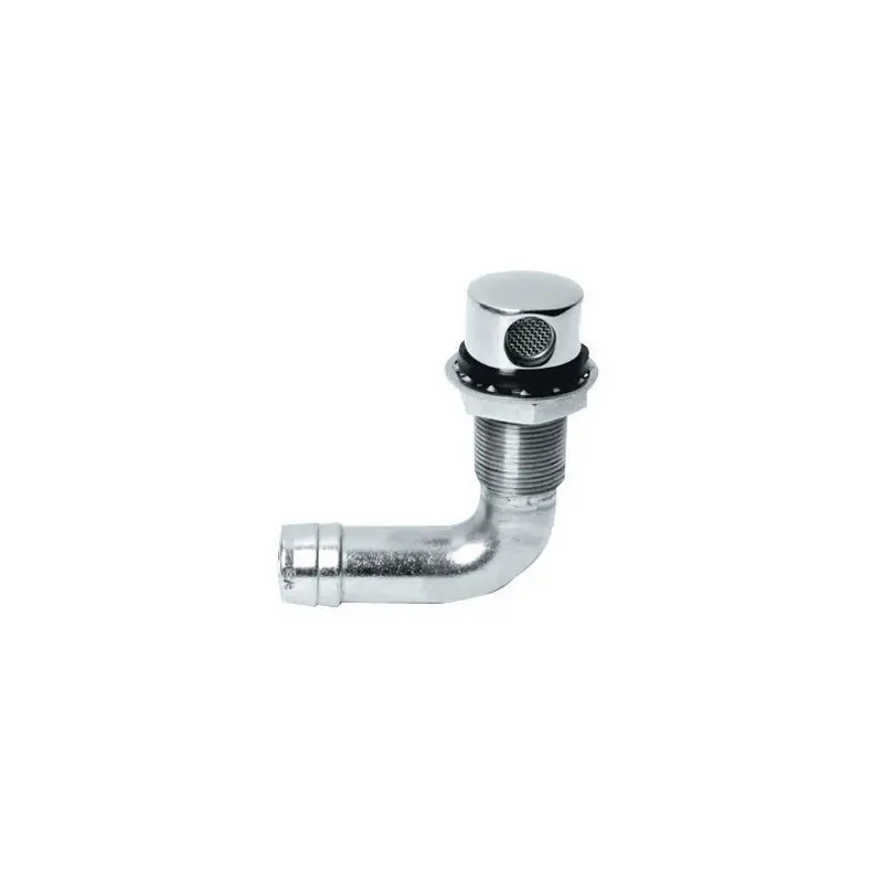 Sfiato carburante Inox a 90° 19 mm Consegna Rapida