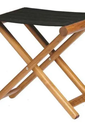 Di Tendenza Sgabello pieghevole MB in teak - Nero