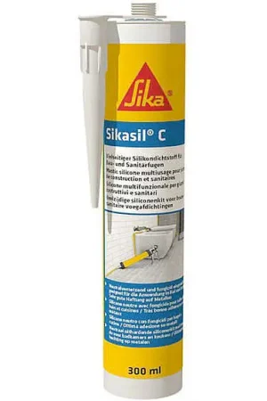 Sika silicone sigillante Sikasil C 300ml - Nero Subito Disponibile