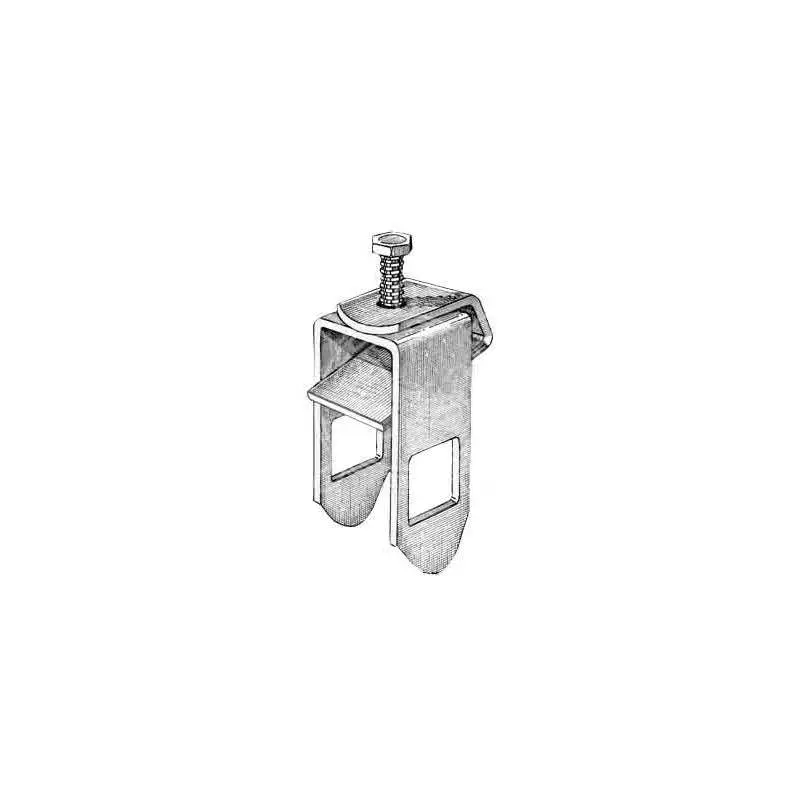 Ultimissimo Modello Staffe Di Bloccaggio Rulli Laterali 30x50 mm.