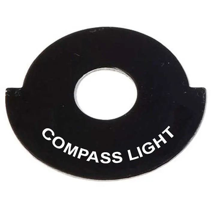 Targhetta interruttore - COMPASS LIGHT Direttamente Dal Produttore