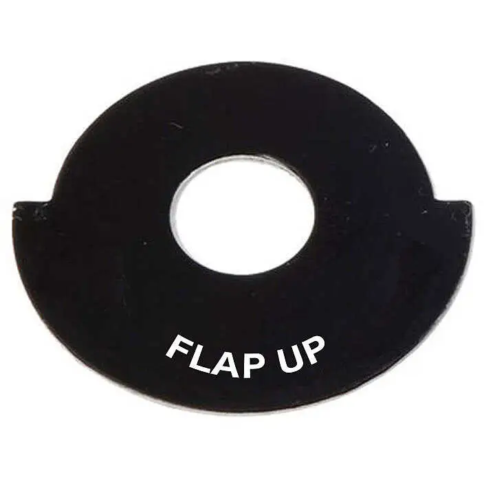 Targhetta interruttore - FLAP UP Offerta Speciale
