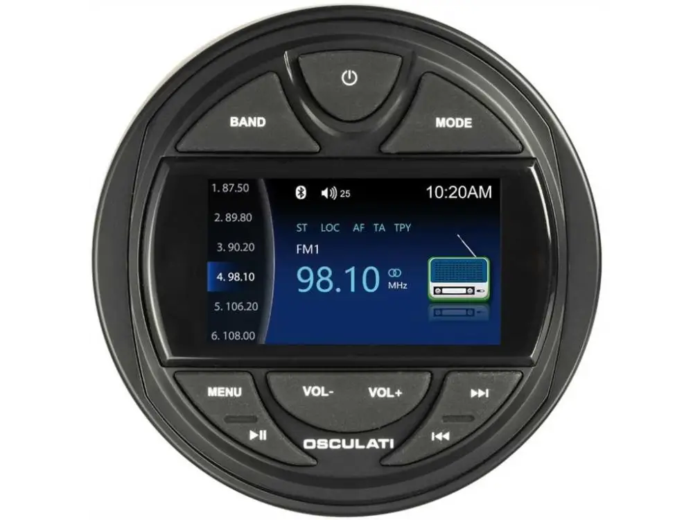 Pagamento Sicuro Radio da cruscotto M3-TFT con telecomando e antenna DAB inclusa